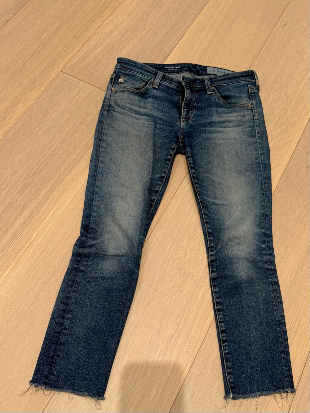 AG Adriano Goldschmied Cropped Jeans